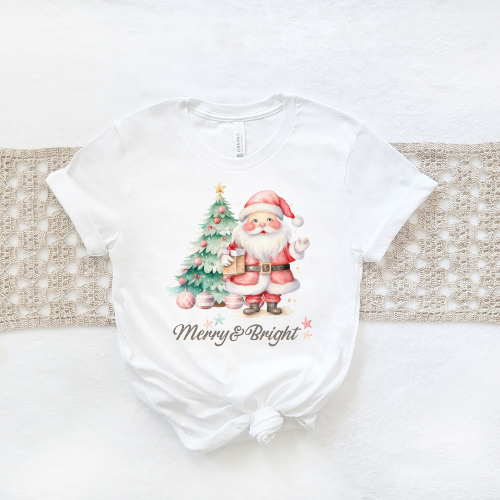 MERRY & BRIGHT - Sublimation Print