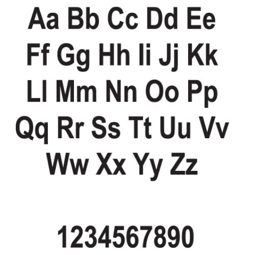 Letters + Numbers - Block (Copy)