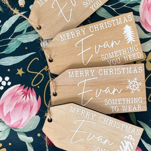 Standard Gift Tag | Acrylic gift tag | Timber gift tag