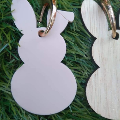 Easter Bunny Keyring