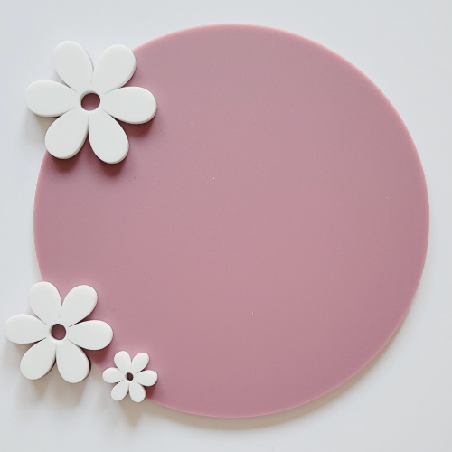 3D Daisy Plaque