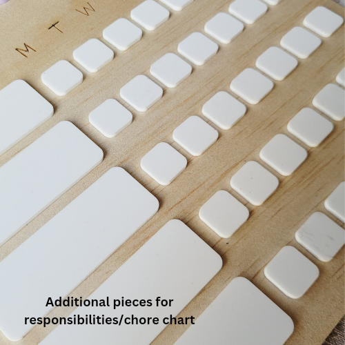 Weekly Responsibilities / Chore Chart (ADDITIONAL PIECES)