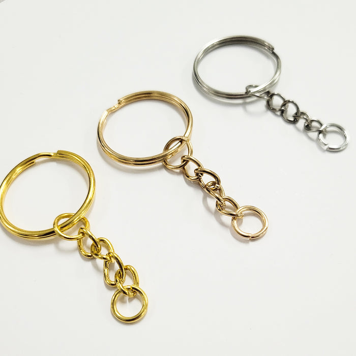 Split Metal Keychain