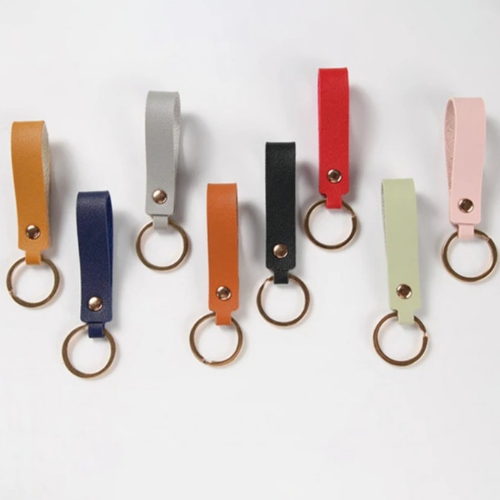 Leather Keychain - loop