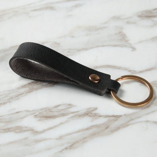 Leather Keychain - loop