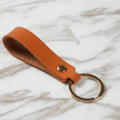 Leather Keychain - loop