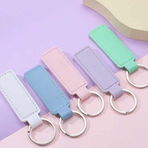 Leather Keychain - 10 colours available