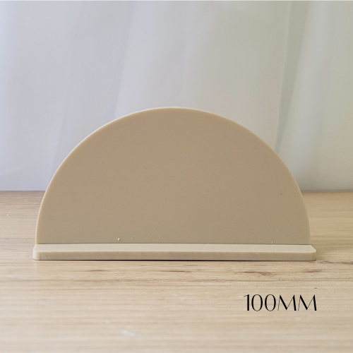 100mm Acrylic Semi Circle / Half Circle + Base