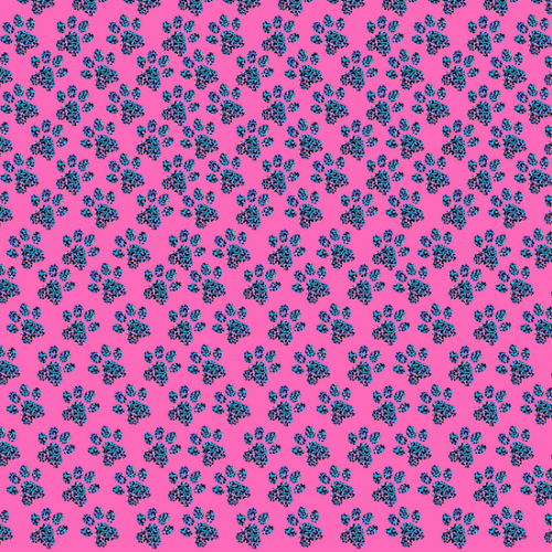 Paw print Pink