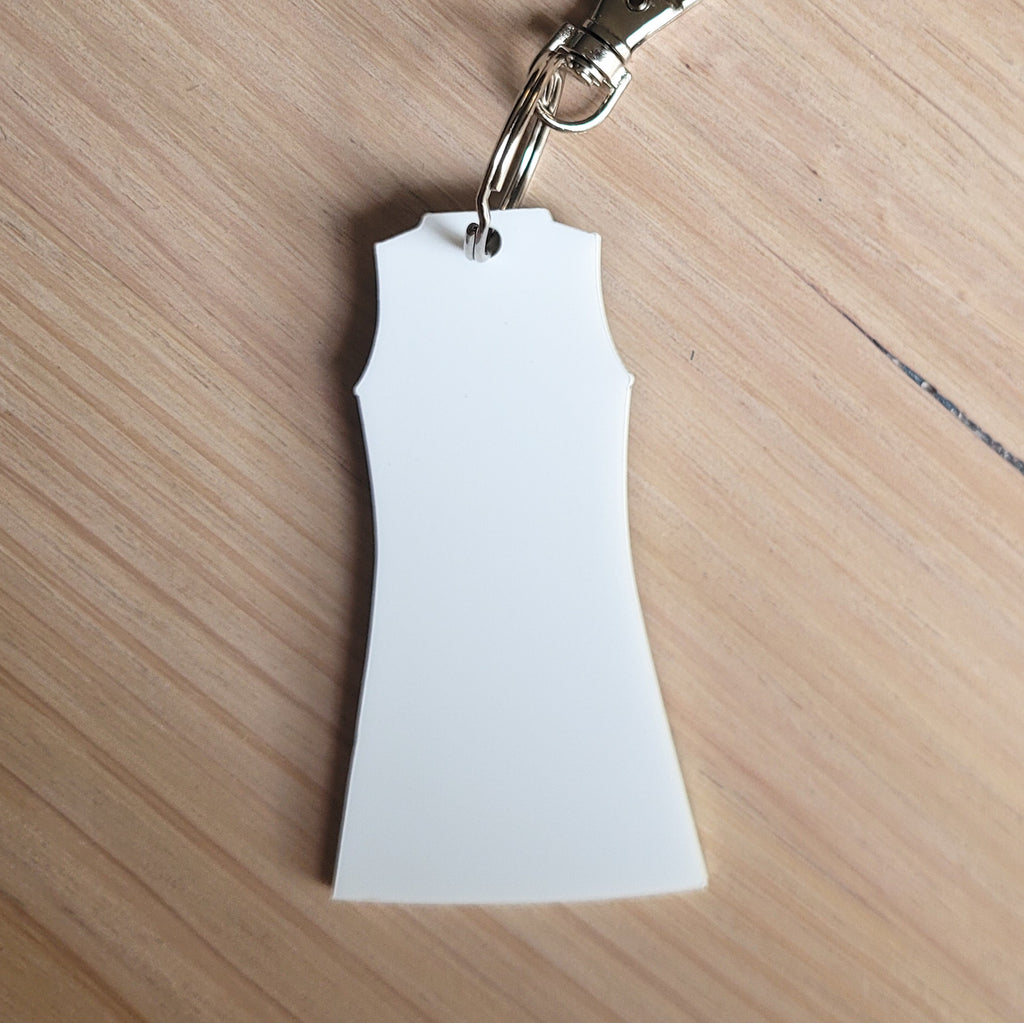 Netball Sports Dress Keyring