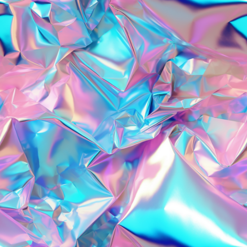 Iridescent Holographic 8