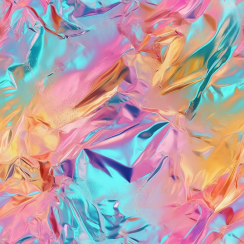 Iridescent Holographic 9