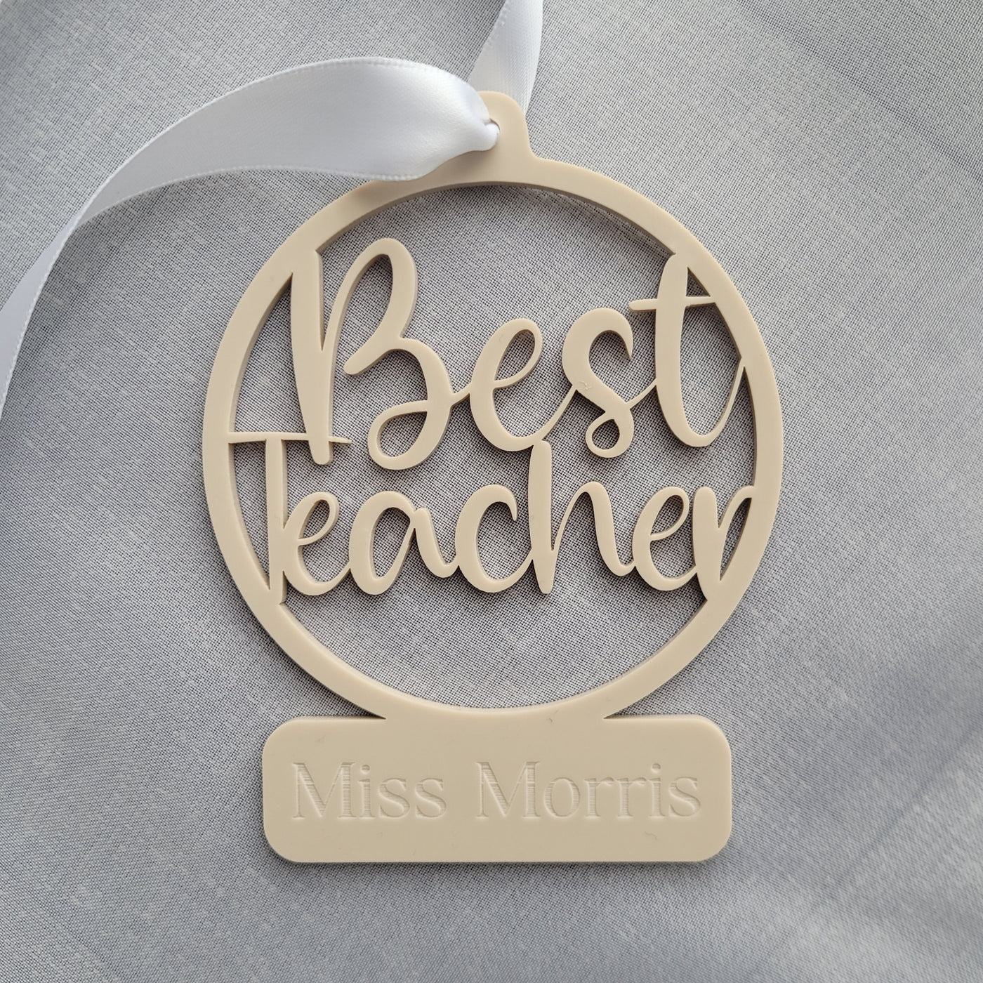 Best Teacher Ornament - Engraved