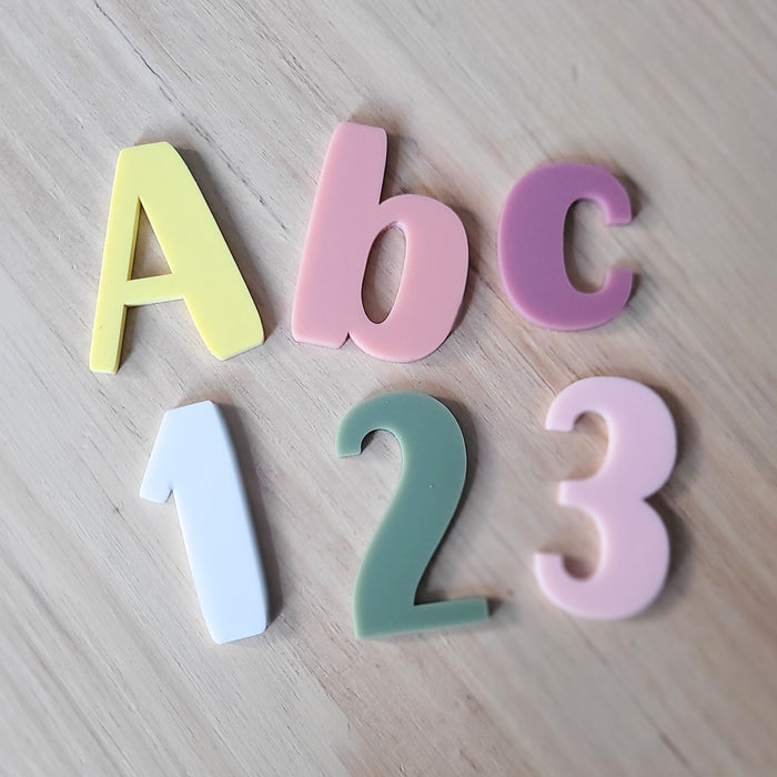 Letters + Numbers - Rounded Bold