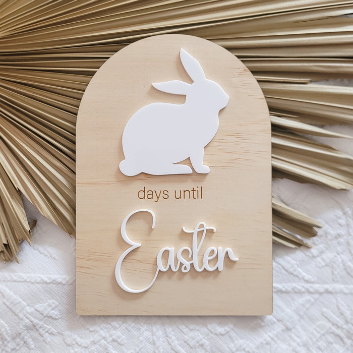 Arch Easter Countdown Board - Bunny
