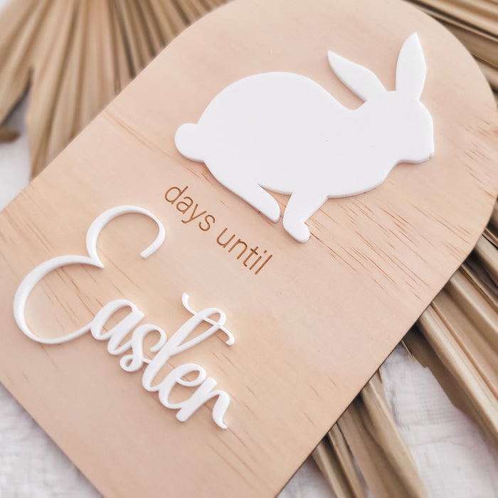Arch Easter Countdown Board - Bunny
