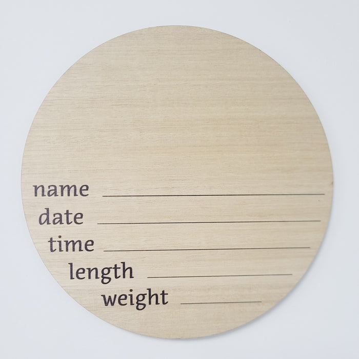 UV Printed Announcment Plaque