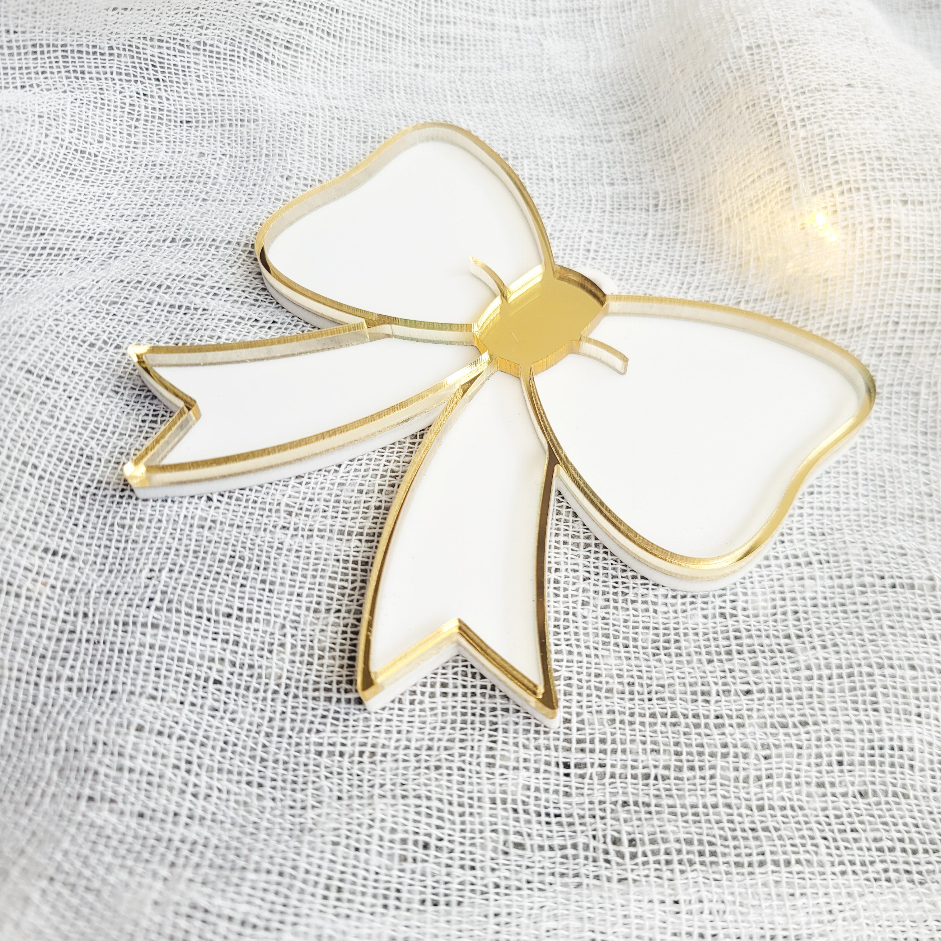 Bow / Ribbon | Bauble | Tag | Double Layer
