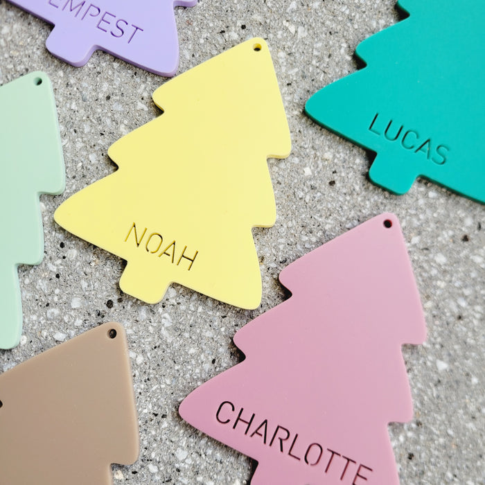 Christmas Tree Tag / Bauble | Personalised - Name Cut Out