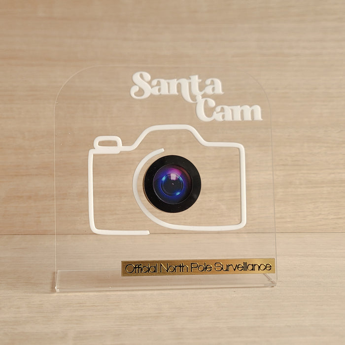 Santa's Cam | Elf Cam Free-Standing Sign