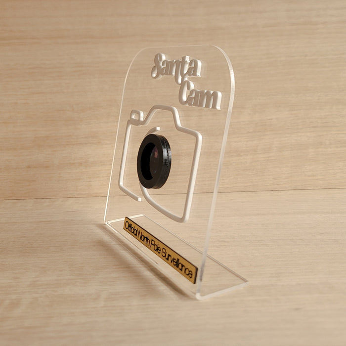 Santa's Cam | Elf Cam Free-Standing Sign
