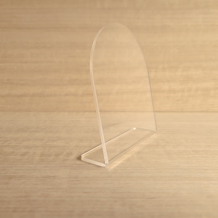 Small - Acrylic Arch Sign (100mm x 112mm) |  Freestanding Sign