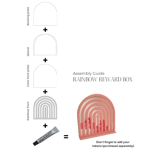 Arch | Rainbow Reward Box | Reward Jar | Acrylic