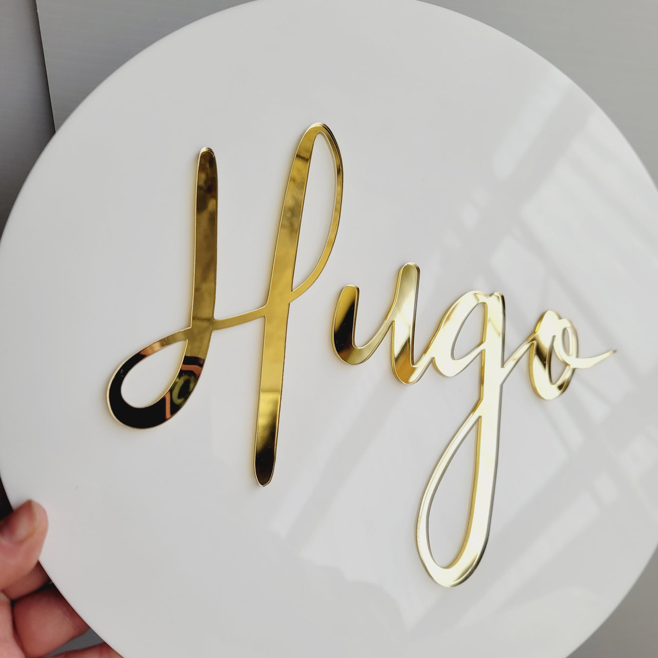 Circle Name Plaque
