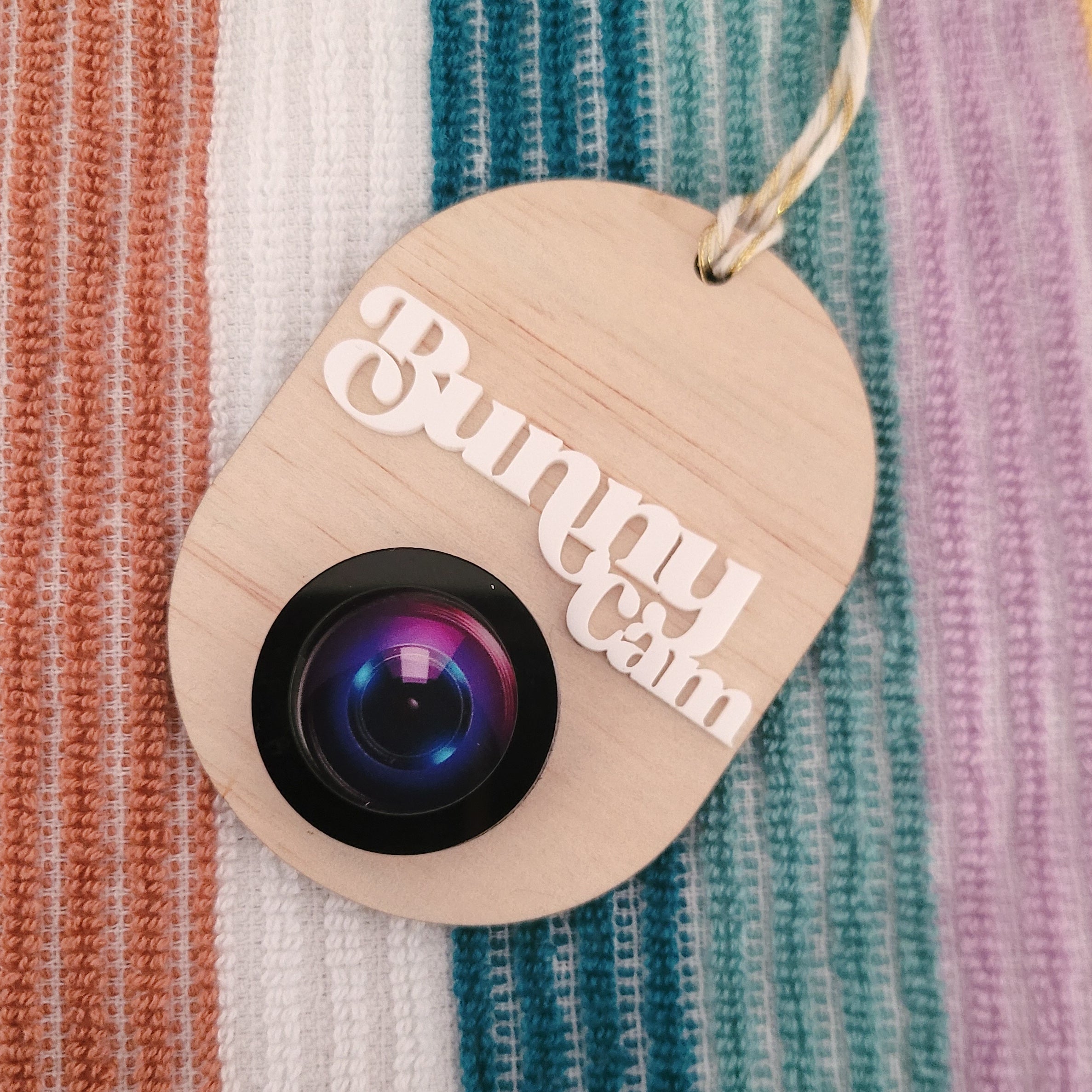 Mini Bunny Cam | Hanging Sign | all colour options