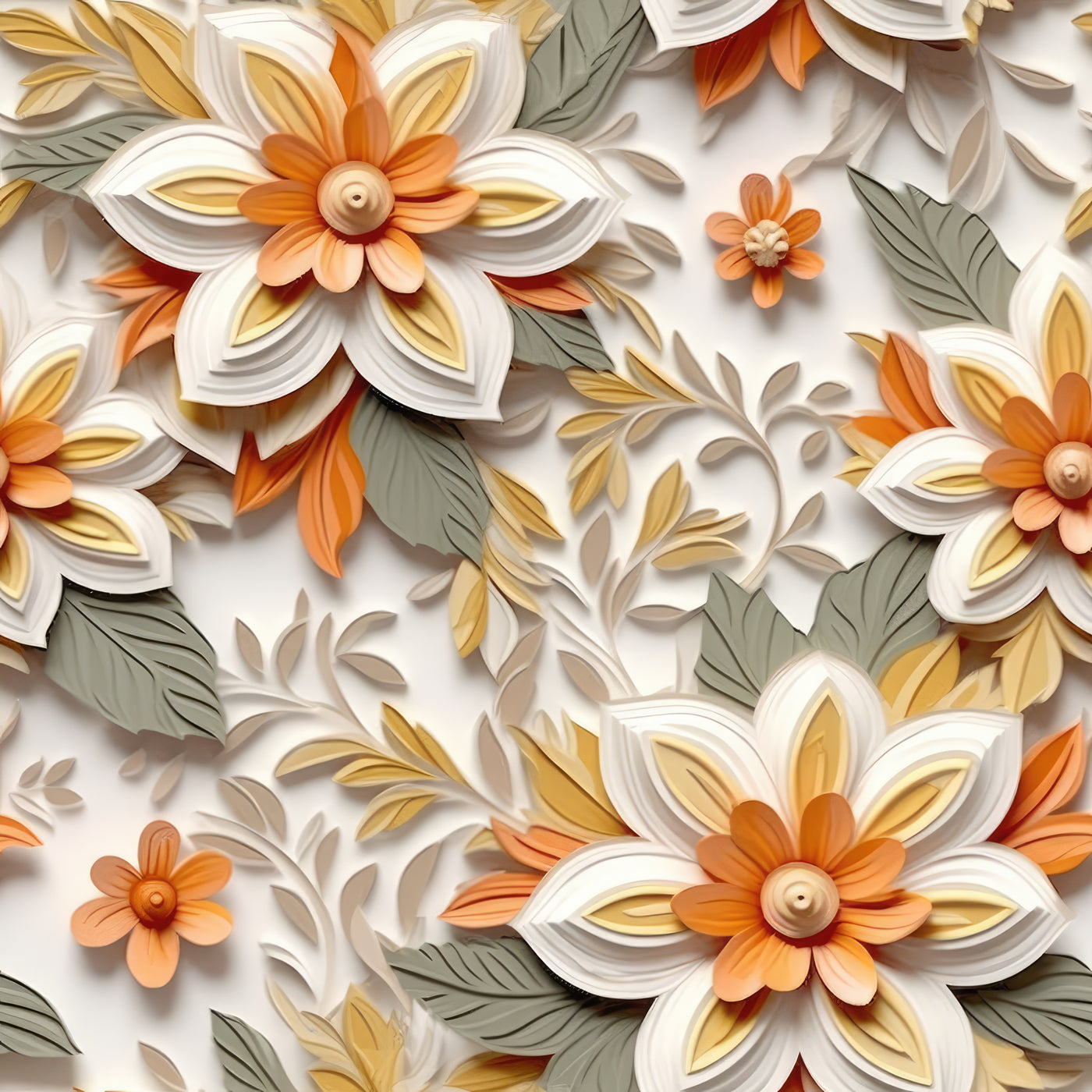 3D Flower Medley 3