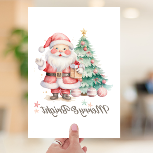 MERRY & BRIGHT - Sublimation Print