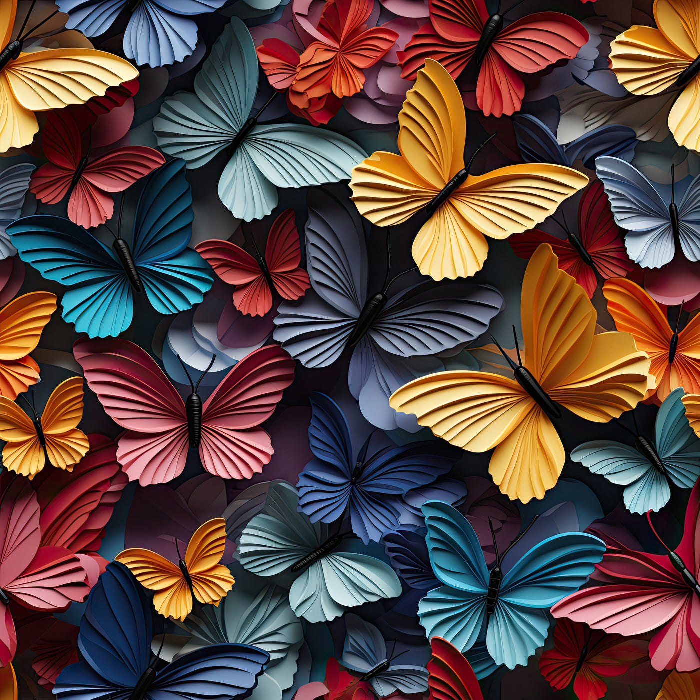 3D Butterfly 8