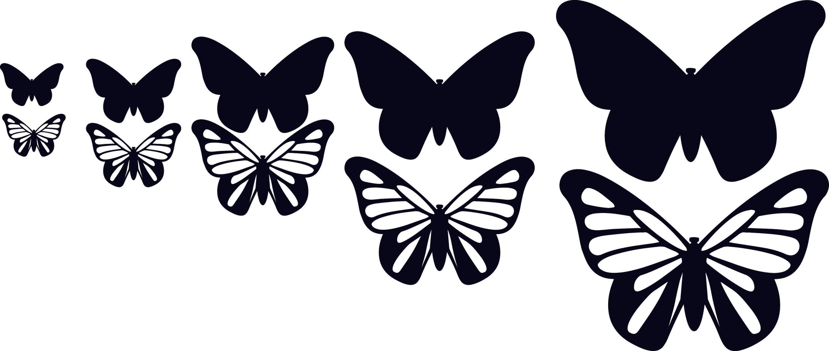 Double Layer Butterfly SVG File