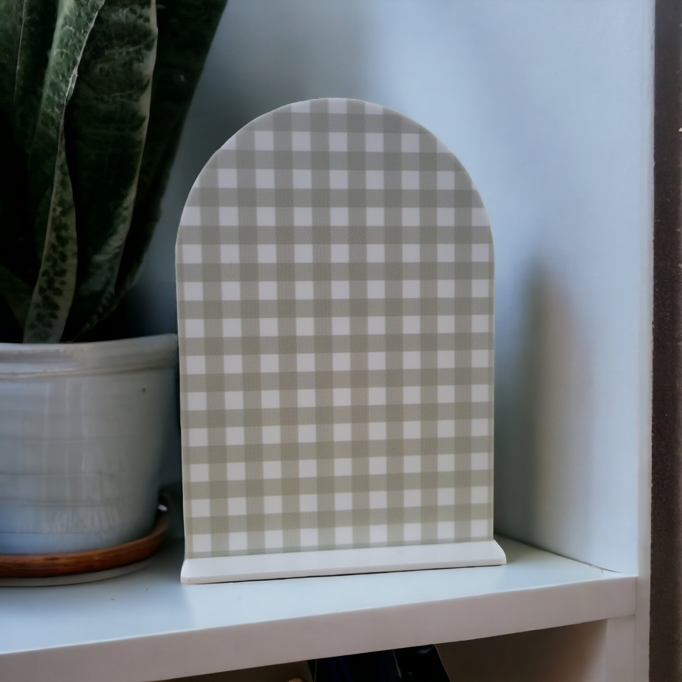Gingham Arch + Base - A5