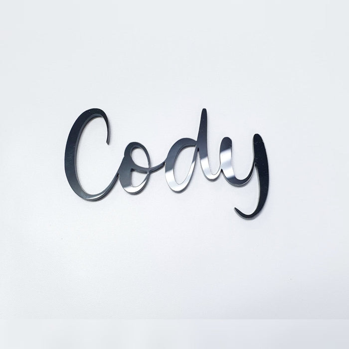 Single Layer Acrylic Name Plaque | 11 sizes available
