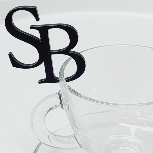 Initial Drink Topper - Pack of 50