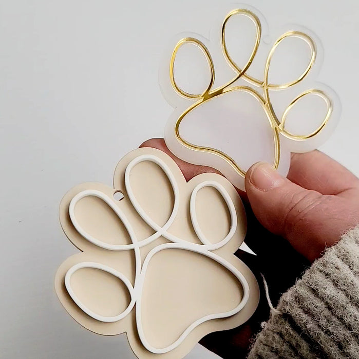 Pet Paw Print | Christmas Ornament