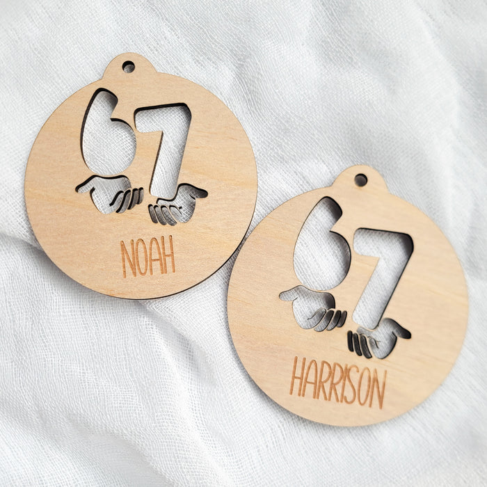 67 Christmas Bauble - Engraved | Plywood