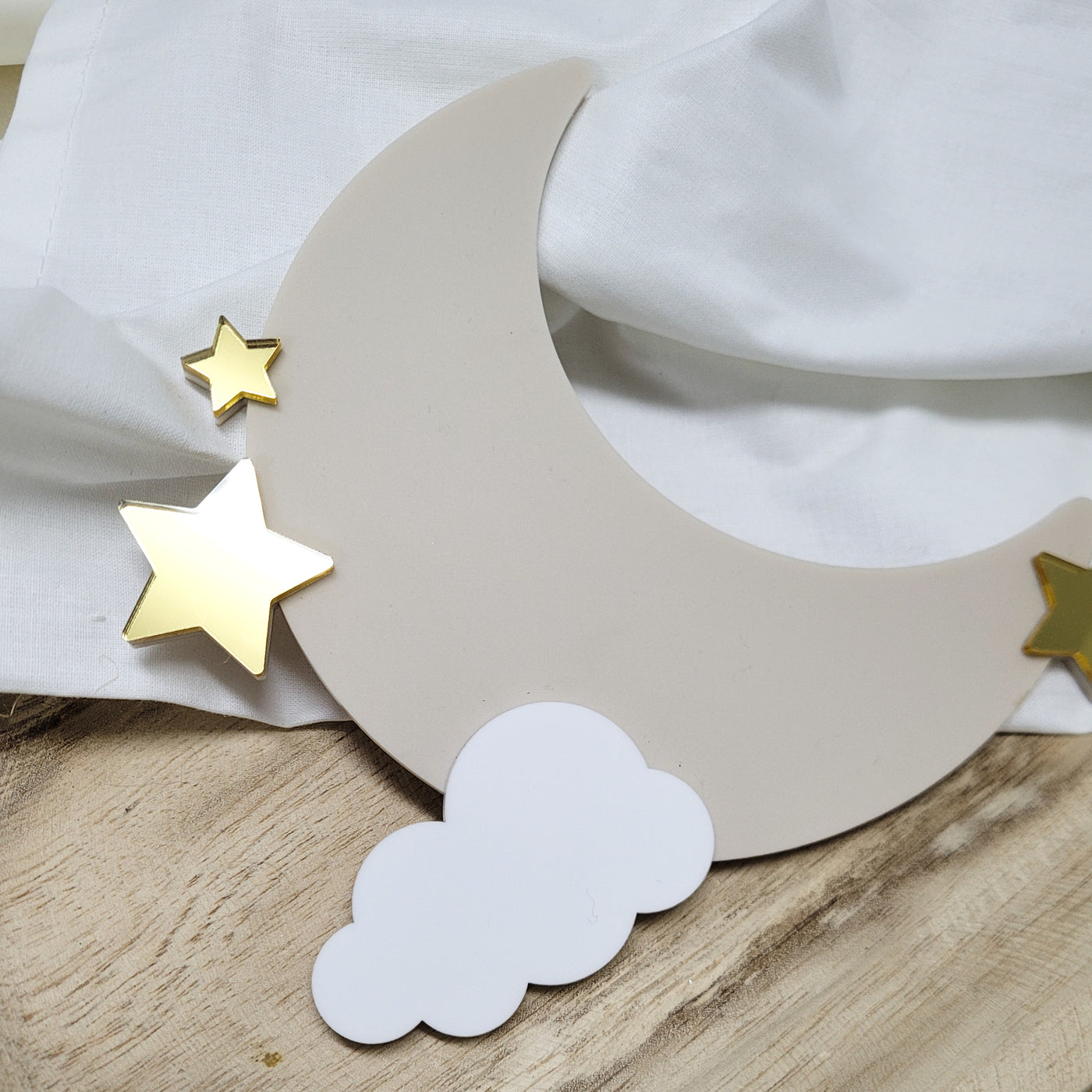 3D Moon Plaque