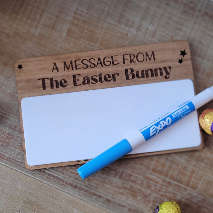 A message from The Easer Bunny - Note Board + SVG File