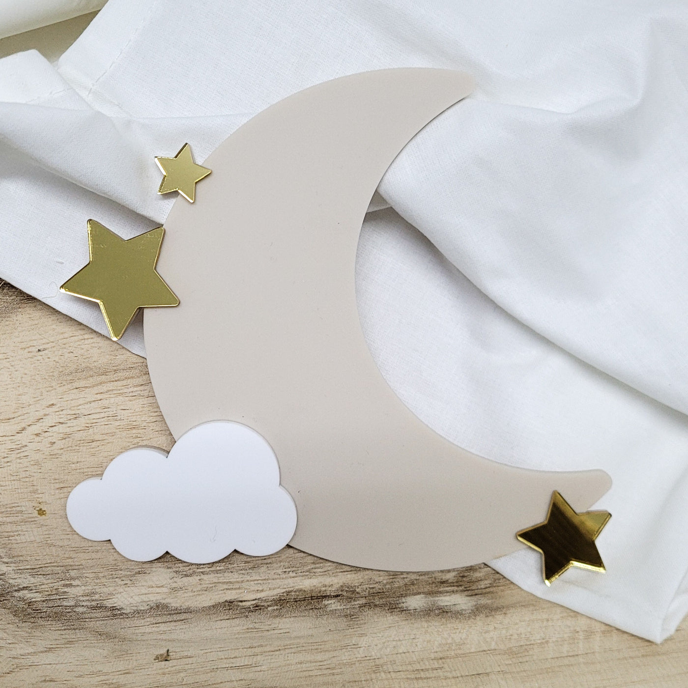 3D Moon Plaque