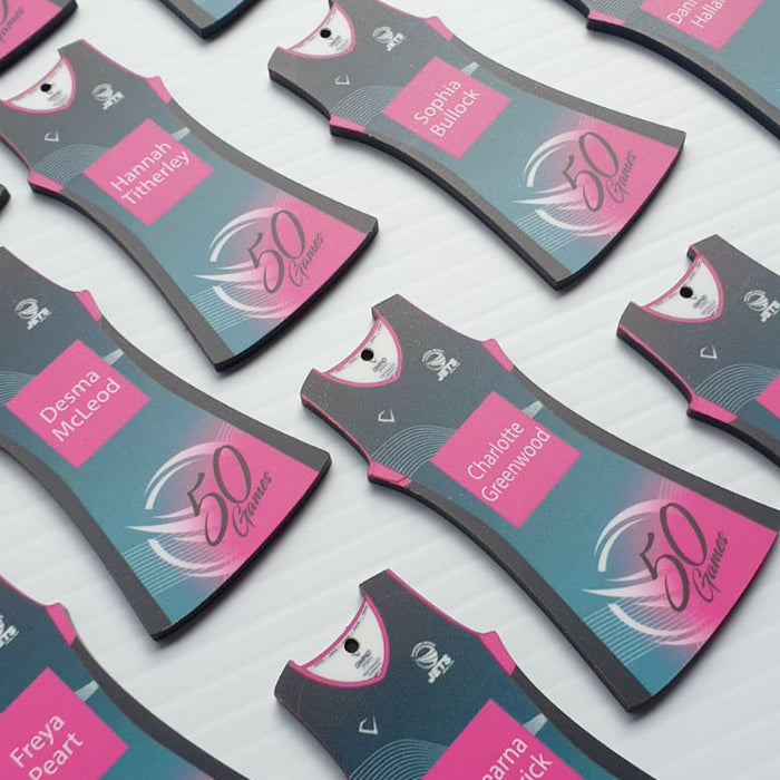 Custom Printed Sports Keyring | Netball | Available for all sports