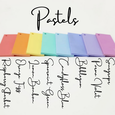 Pastel Acrylic Squares
