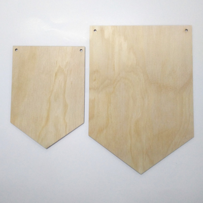 Plywood Banner Shape