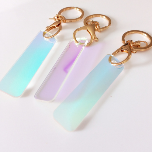 Long Keyring - Small (75mmx20mm) - Iridescent