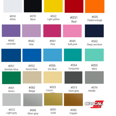 Oracal 651 - Gloss Permanent Vinyl