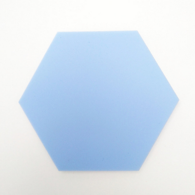 Pastel Acrylic Hexagon