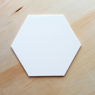 Solid Acrylic Hexagon