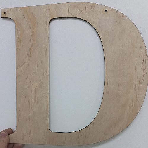 Plywood Letters + Numbers