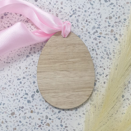 Tasmanian Oak Veneer Egg Tag